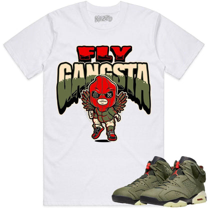 Cactus Jack 6s Shirt - Jordan 6 Travis Scott Shirts - Fly Gangsta