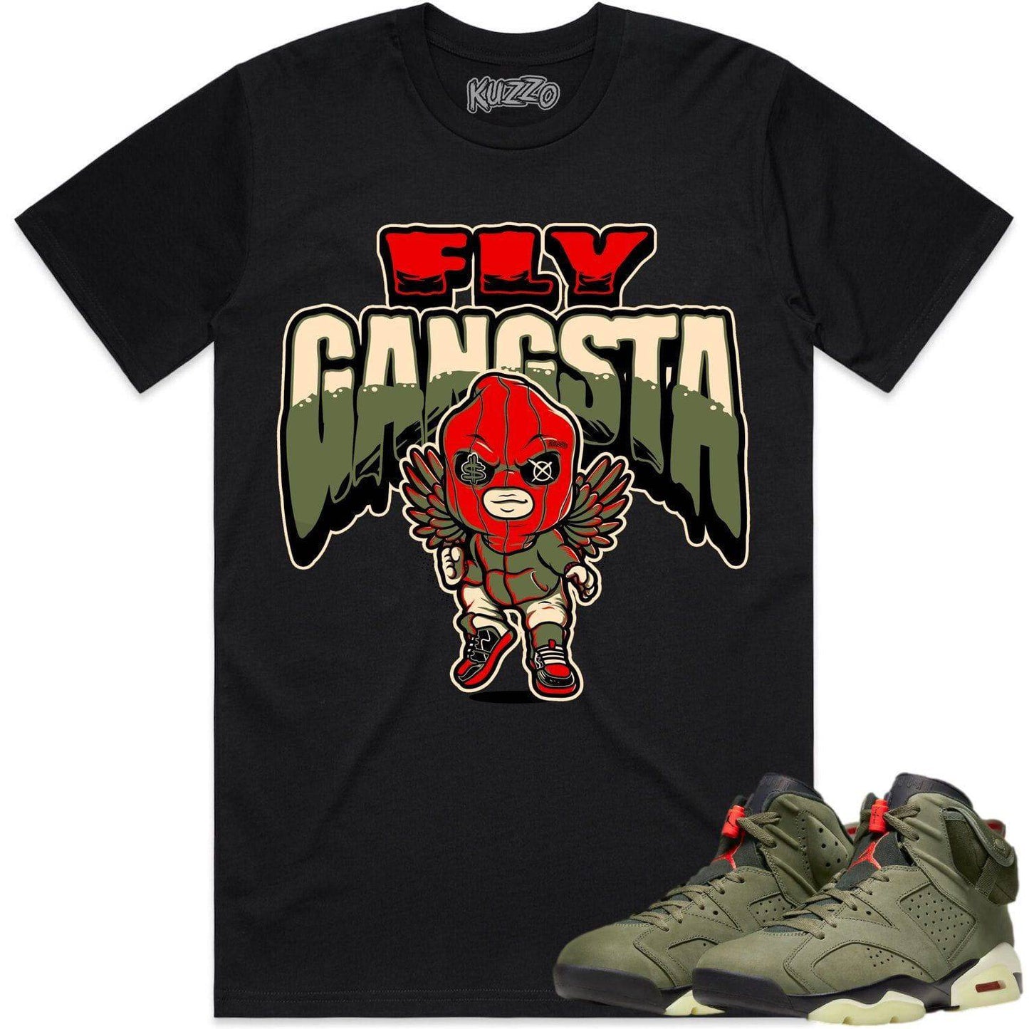 Cactus Jack 6s Shirt - Jordan 6 Travis Scott Shirts - Fly Gangsta