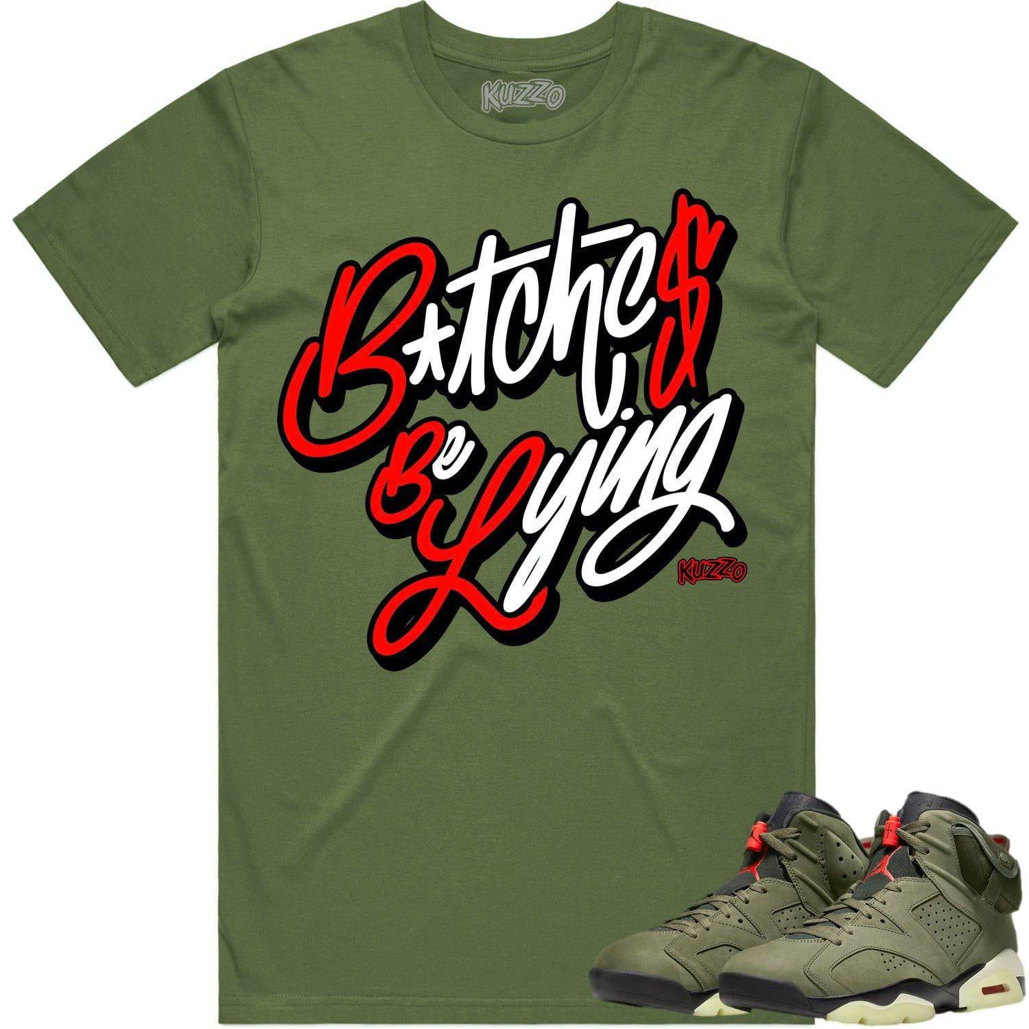 Cactus Jack 6s Shirt - Jordan 6 Travis Scott Shirts - Red BBL