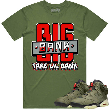 Cactus Jack 6s Shirt - Jordan 6 Travis Scott Shirts - Red Big Bank