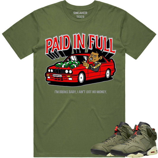 Cactus Jack 6s Shirt - Jordan 6 Travis Scott Shirts - Red Paid