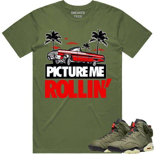 Cactus Jack 6s Shirt - Jordan 6 Travis Scott Shirts - Red Picture