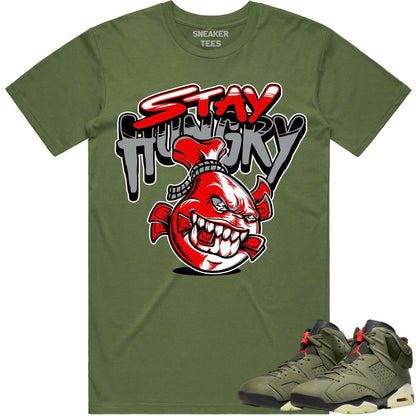 Cactus Jack 6s Shirt - Jordan 6 Travis Scott Shirts - Stay Hungry