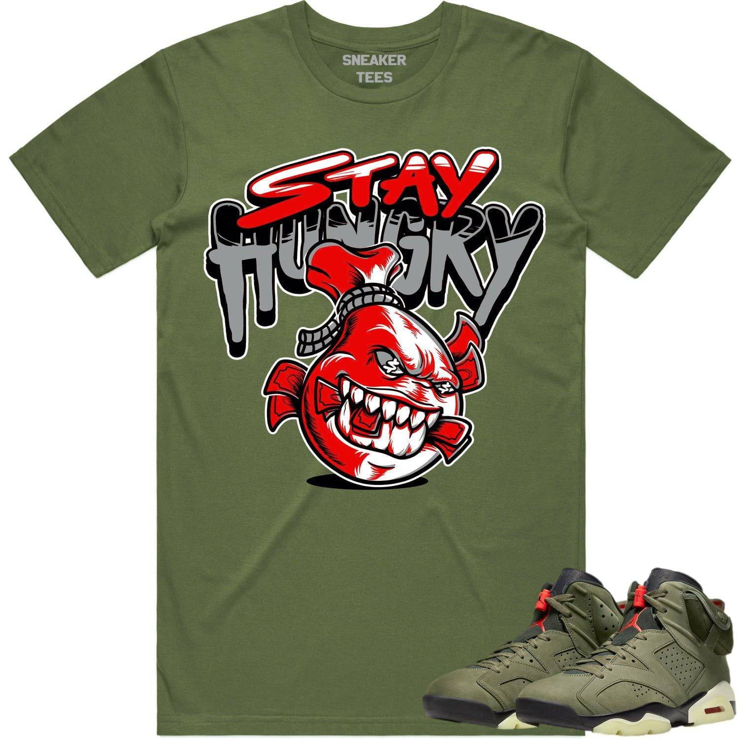 Cactus Jack 6s Shirt - Jordan 6 Travis Scott Shirts - Stay Hungry