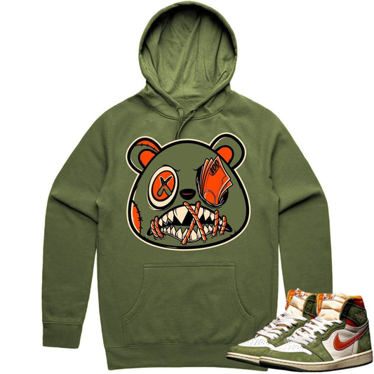 Celadon 1s Hoodie - Jordan Retro 1 Celadon Hoodie - Money Talks Baws