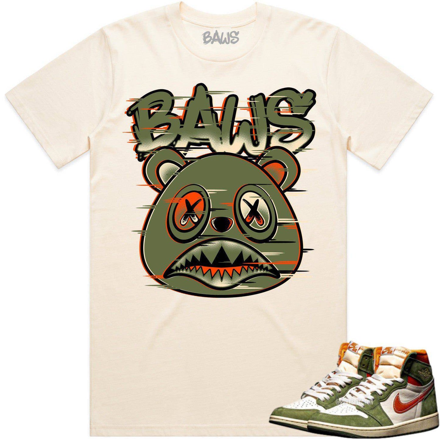 Celadon 1s Shirt - Jordan Retro 1 Celadon 1s Shirts - Glitch Baws