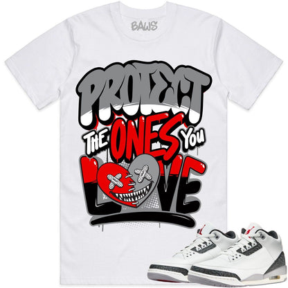 Cement Grey 3s Sneaker Tees - Shirts to Match - PTOYL