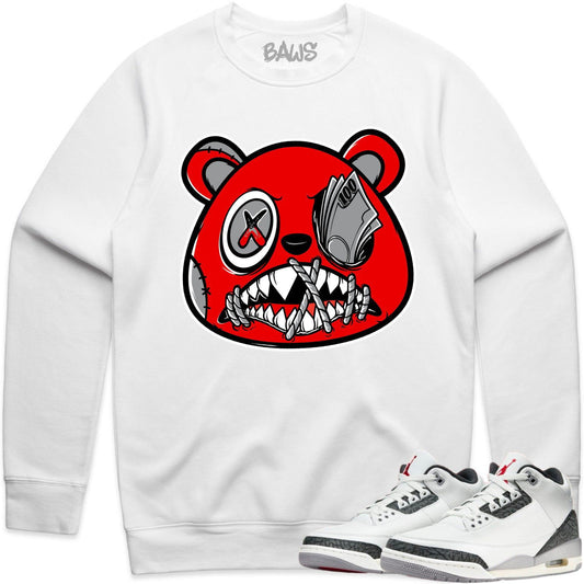 Cement Grey 3s Sweater - Crewnecks to Match - Money Talks