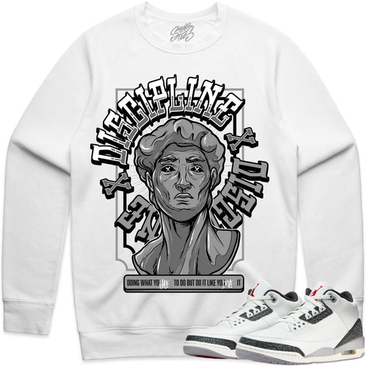 Cement Grey 3s Sweater to Match - Discipline