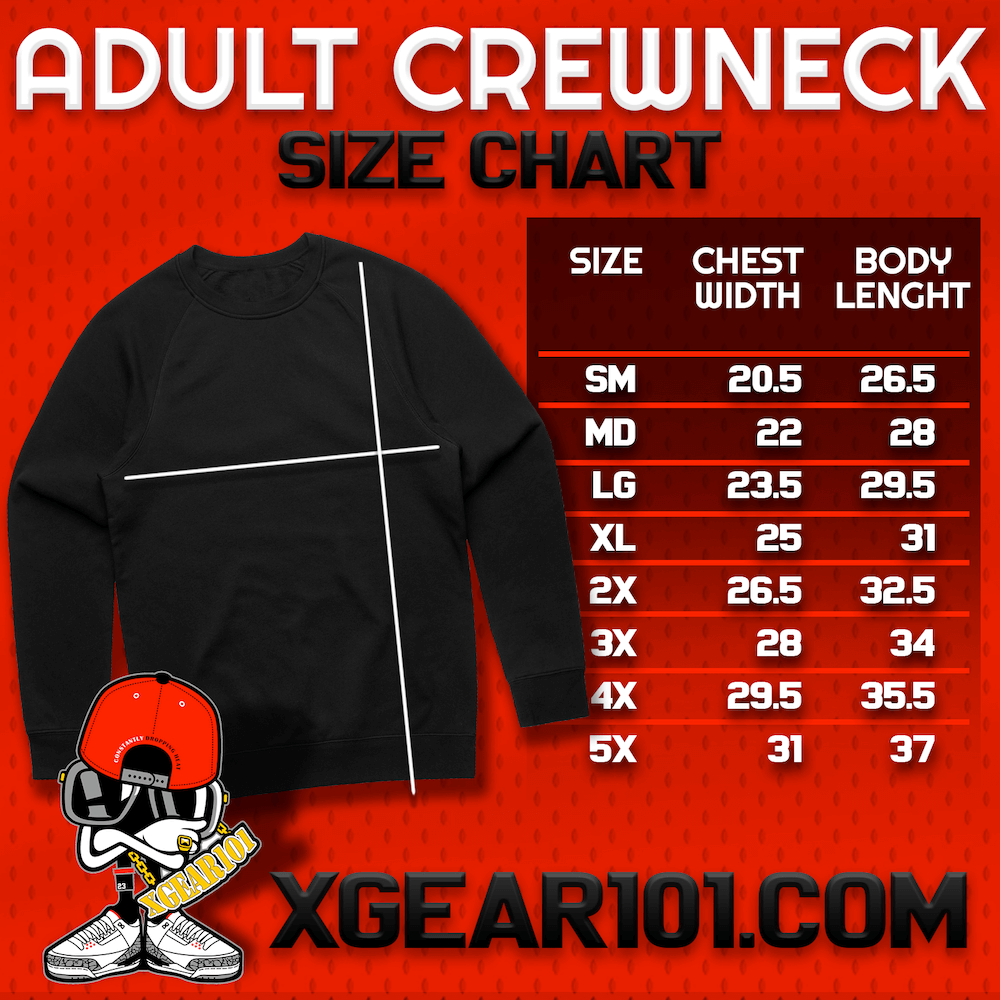 Cement Grey 3s Sweater to Match - Red F#ck