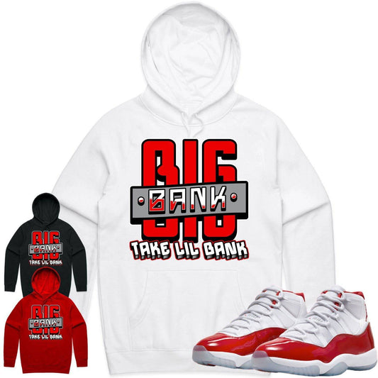 Cherry 11s Hoodie - Jordan Retro 11 Cherry Hoodie - Big Bank