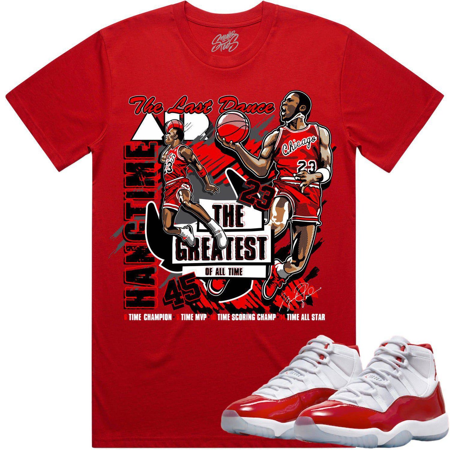 Cherry 11s Shirt - Jordan Retro 11 Cherry Shirts - Hangtime