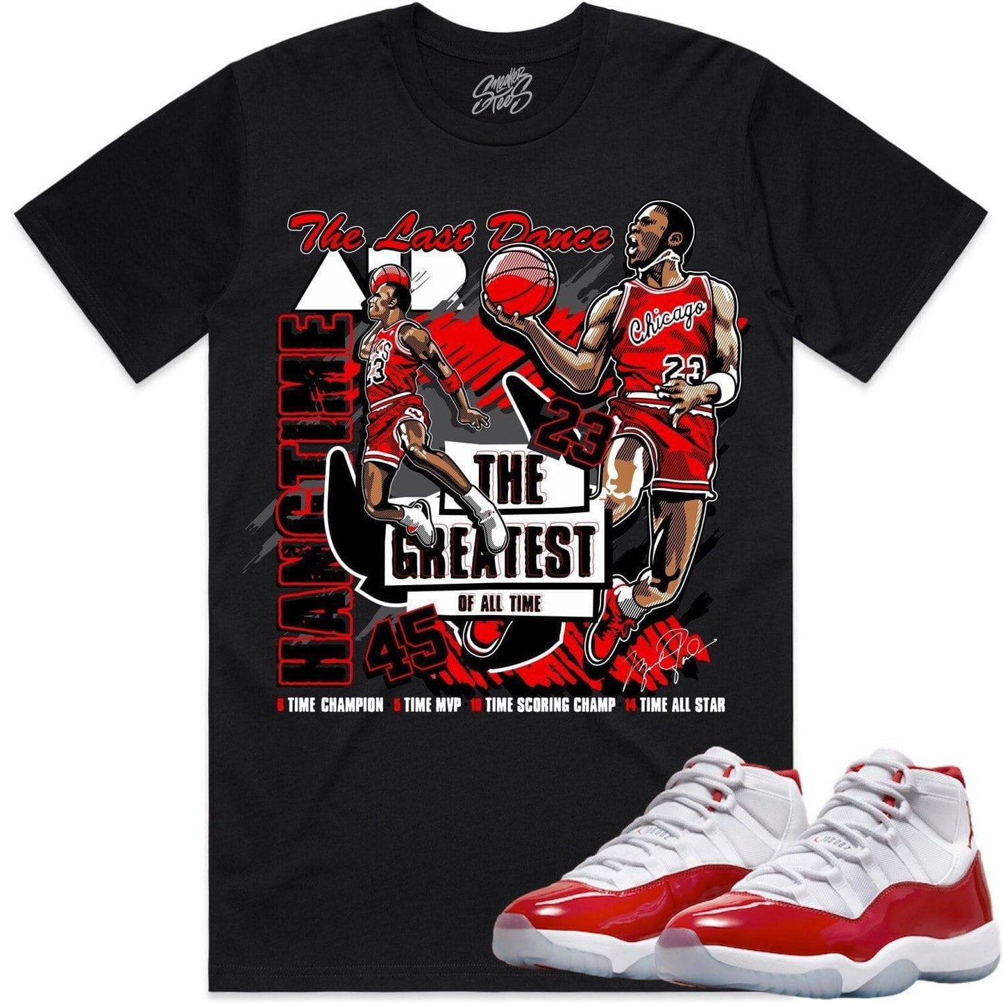 Cherry 11s Shirt - Jordan Retro 11 Cherry Shirts - Hangtime