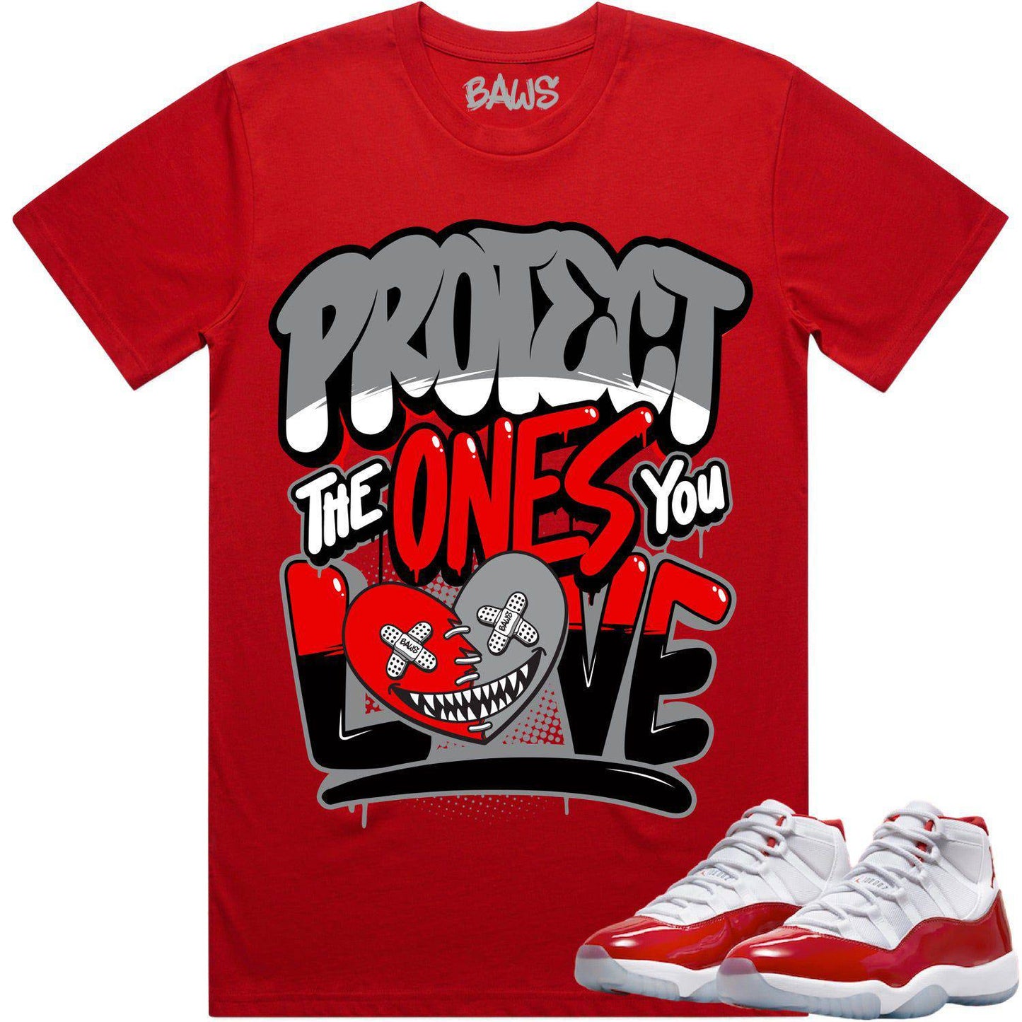 Cherry 11s Shirt - Jordan Retro 11 Cherry Shirts - PTOYL