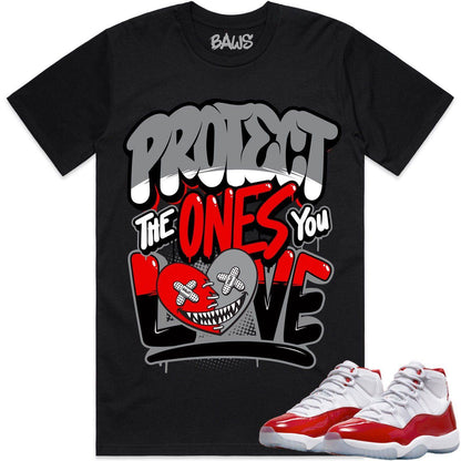 Cherry 11s Shirt - Jordan Retro 11 Cherry Shirts - PTOYL