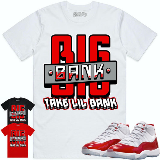 Cherry 11s Shirt - Jordan Retro 11 Cherry Shirts - Red Big Bank