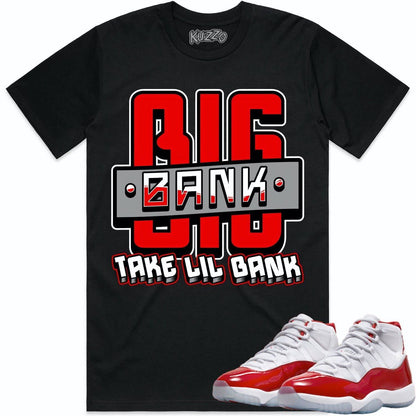 Cherry 11s Shirt - Jordan Retro 11 Cherry Shirts - Red Big Bank