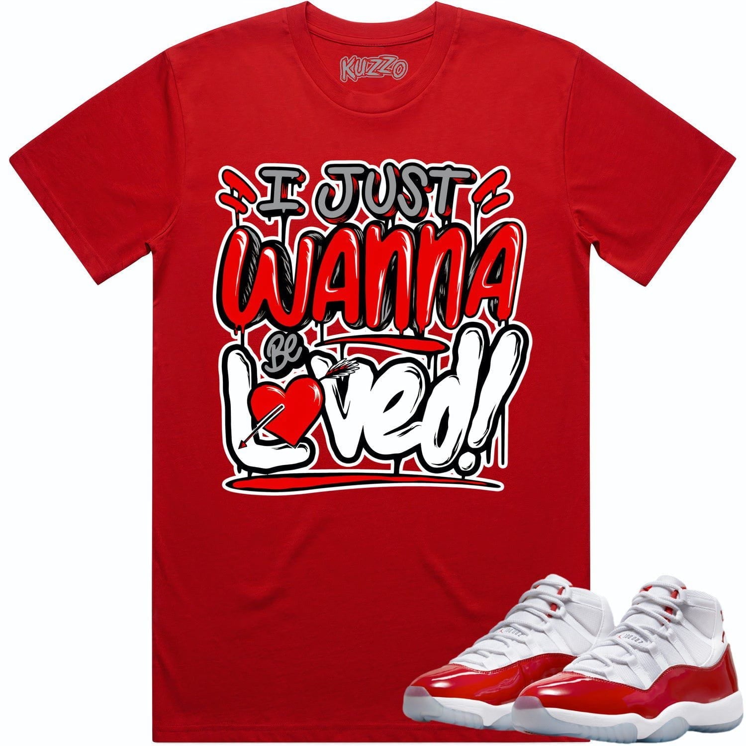 Cherry 11s Shirt - Jordan Retro 11 Cherry Shirts - Red Loved