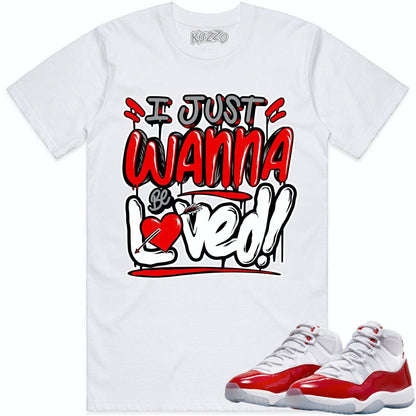 Cherry 11s Shirt - Jordan Retro 11 Cherry Shirts - Red Loved