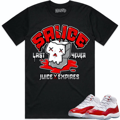 Cherry 11s Shirt - Jordan Retro 11 Cherry Shirts - Red Sauce