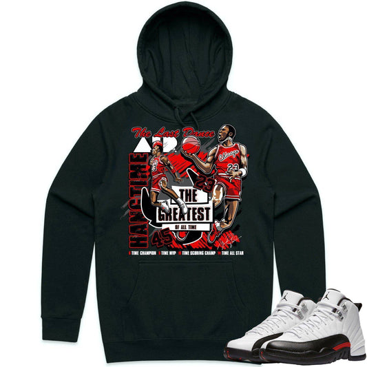 Cherry 12s Hoodie - Jordan Retro 12 Cherry Hoodie - Hangtime