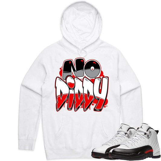 Cherry 12s Hoodie - Jordan Retro 12 Cherry Hoodie - Red NoDiddy