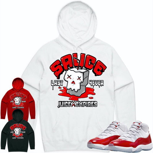 Cherry 12s Hoodie - Jordan Retro 12 Cherry Hoodie - Sauce