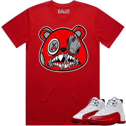 Cherry 12s Shirt - Jordan Retro 12 Cherry Shirts - Angry Money Talks