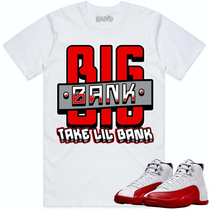 Cherry 12s Shirt - Jordan Retro 12 Cherry Shirts - Red Big Bank