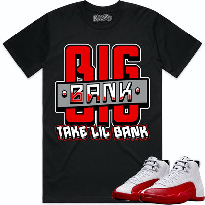 Cherry 12s Shirt - Jordan Retro 12 Cherry Shirts - Red Big Bank