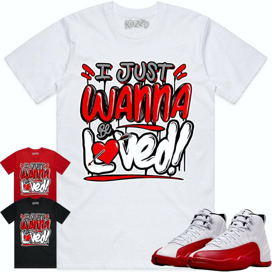 Cherry 12s Shirt - Jordan Retro 12 Cherry Shirts - Red Loved