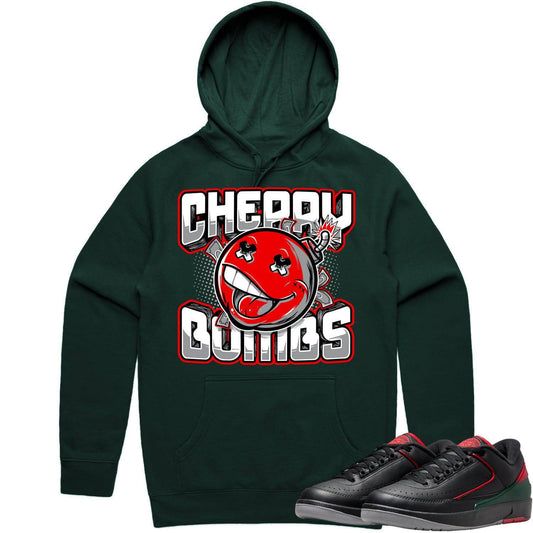 Christmas 2s Hoodie - Jordan 2 Low Christmas 2s Hoodie - Cherry Bombs