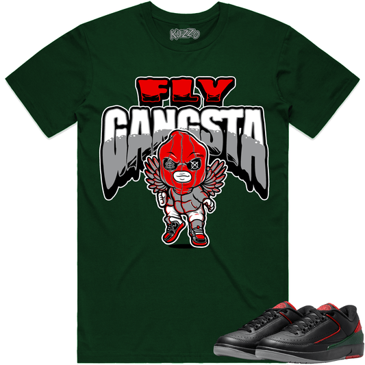 Christmas 2s Shirt - Jordan 2 Christmas 2s Sneaker Tees - Fly Gangsta