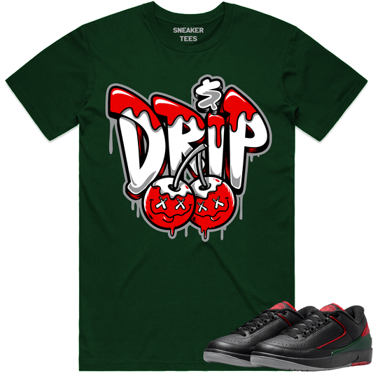 Christmas 2s Shirt - Jordan 2 Low Christmas 2s Sneaker Tees - Drip