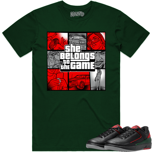 Christmas 2s Shirt - Jordan 2 Low Christmas 2s Sneaker Tees - Game