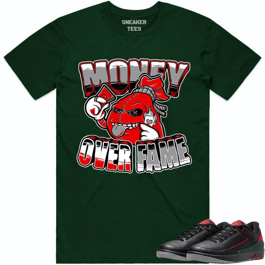 Christmas 2s Shirt - Jordan 2 Low Christmas 2s Sneaker Tees - Money