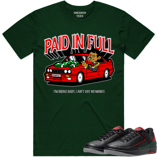 Christmas 2s Shirt - Jordan 2 Low Christmas 2s Sneaker Tees - Paid