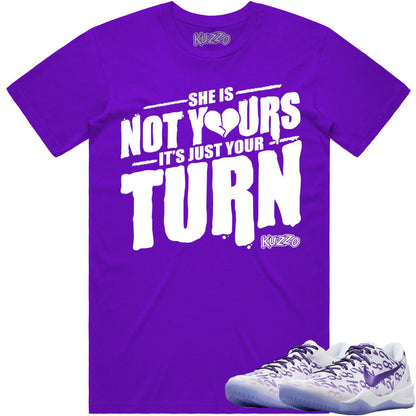 Court Purple 8s Shirts - Kobe 8 Court Purple Sneaker Tees - Shes Not Yours