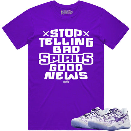 Court Purple 8s Shirts - Kobe 8 Court Purple Sneaker Tees - Spirits