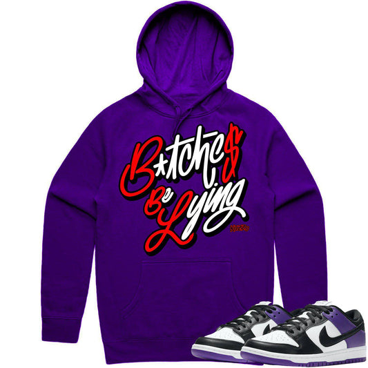 Court Purple Dunks Hoodie - Dunks Hoodies - Red BBL