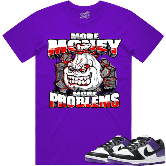 Court Purple Dunks Shirt - Dunks Sneaker Tees - More Problems
