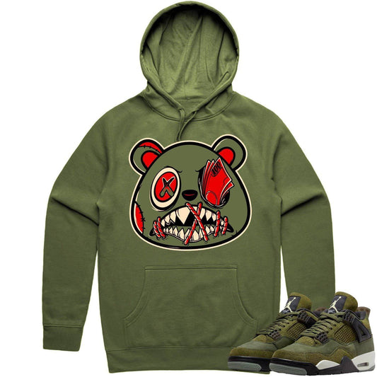 Craft Olive 4s Hoodie - Jordan 4 Craft Olive 4s Hoodies - Money Talks