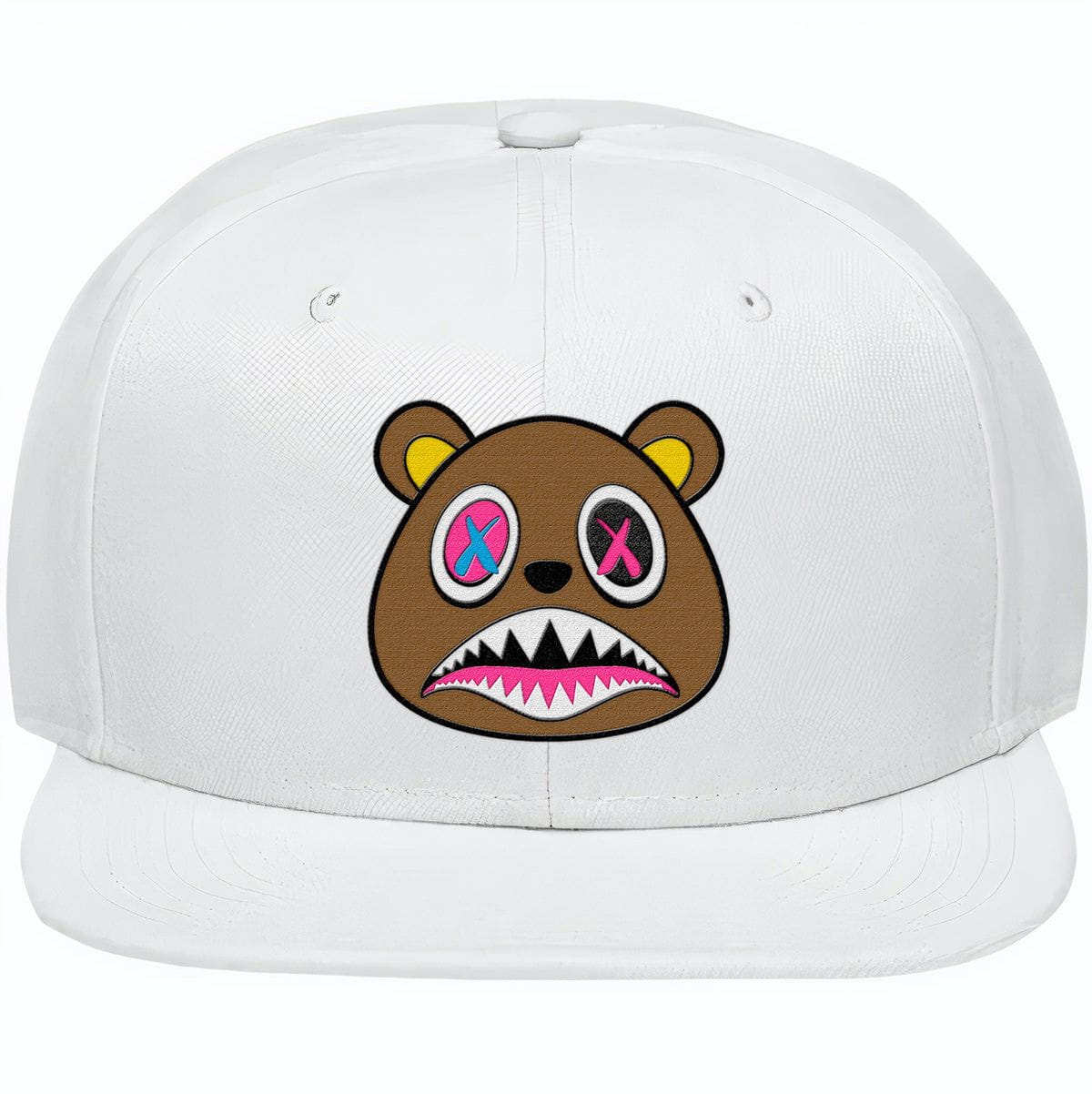 Crazy Baws - White Snapback Hat
