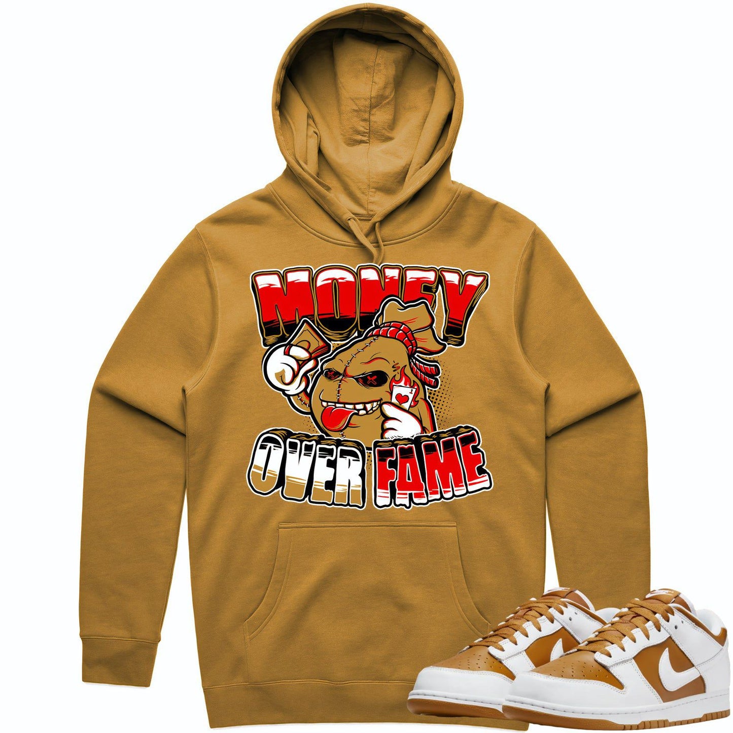 Curry Dunks Hoodie - Curry Dunks Low Hoodies - Red Money Over Fame