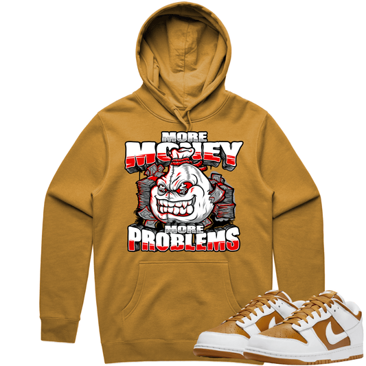 Curry Dunks Hoodie - Curry Dunks Low Hoodies - Red More Problems