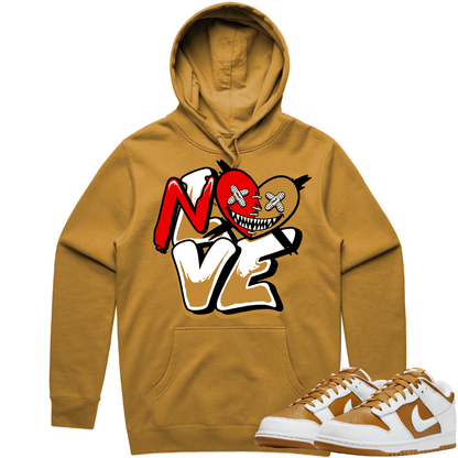 Curry Dunks Hoodie - Dunks Hoodies - Wheat No Love