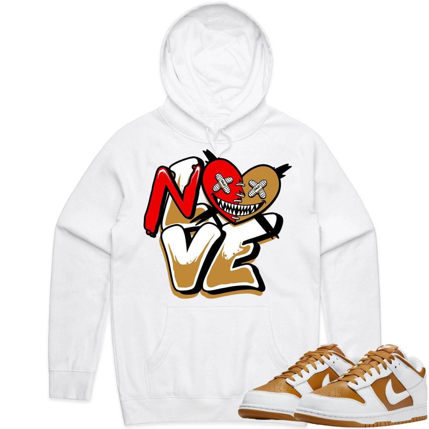 Curry Dunks Hoodie - Dunks Hoodies - Wheat No Love