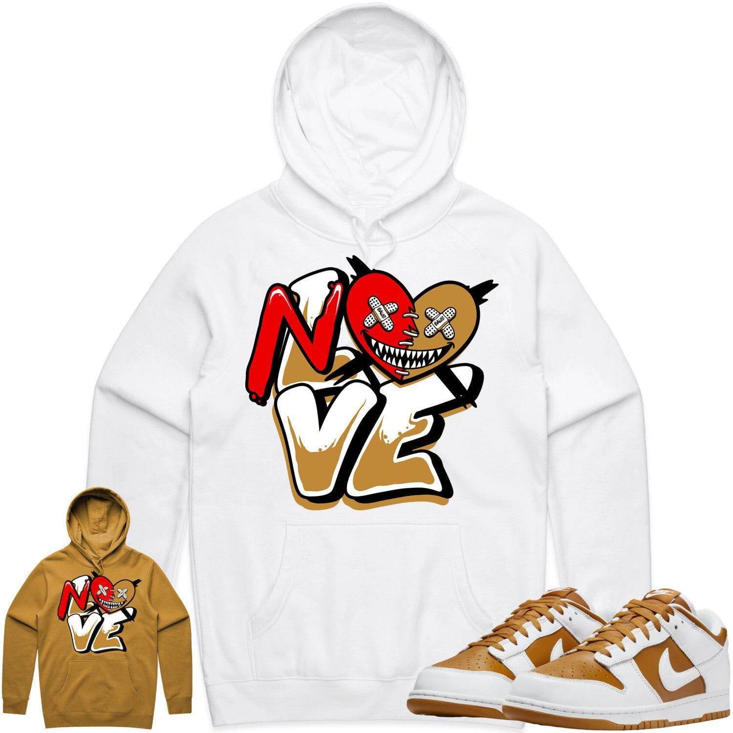 Curry Dunks Hoodie - Dunks Hoodies - Wheat No Love