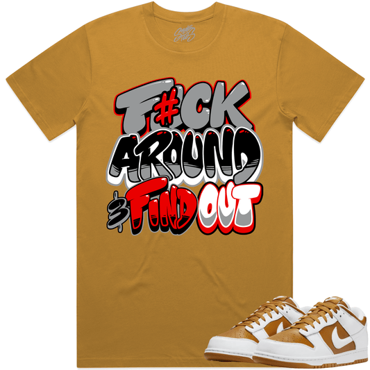 Curry Dunks Shirt - Curry Dunks Sneaker Tees - Red F#ck Around