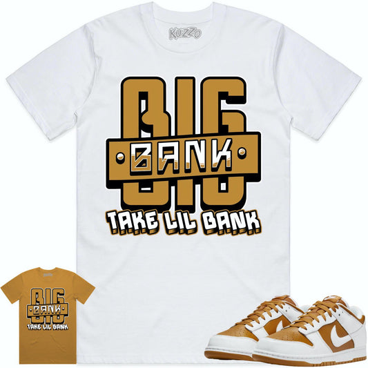 Curry Dunks Shirt - Curry Dunks Sneaker Tees - Wheat Big Bank